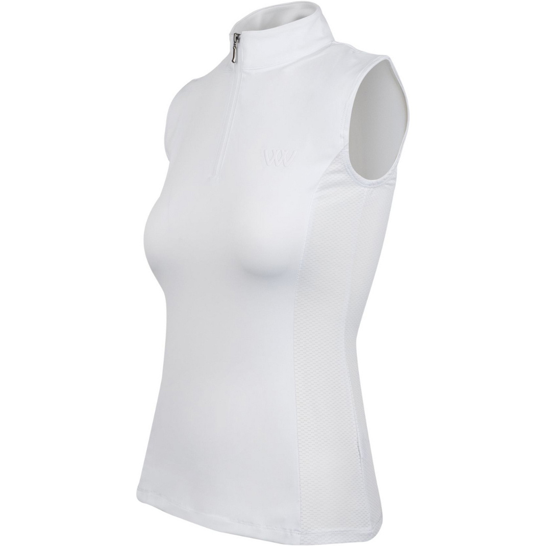 2025 Woof Wear Manche Courte Tech Chemise D'équitation WA0034 - White
